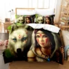 3D Princess Mononoke Cartoon Print Duvet Cover Set Bedding Sets Twin Full Queen King Size Soft 3 - Princess Mononoke Store