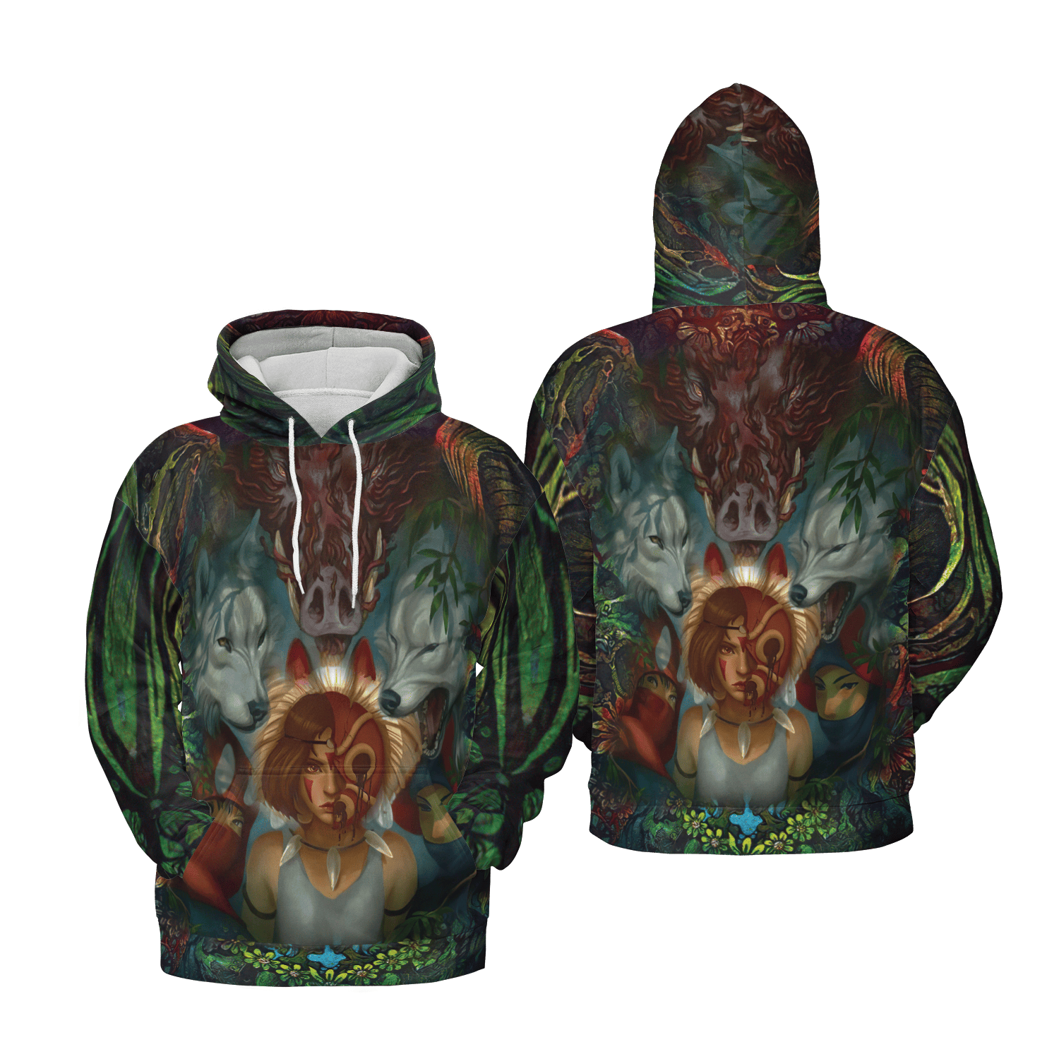 Princess Mononoke 3D Hoodie