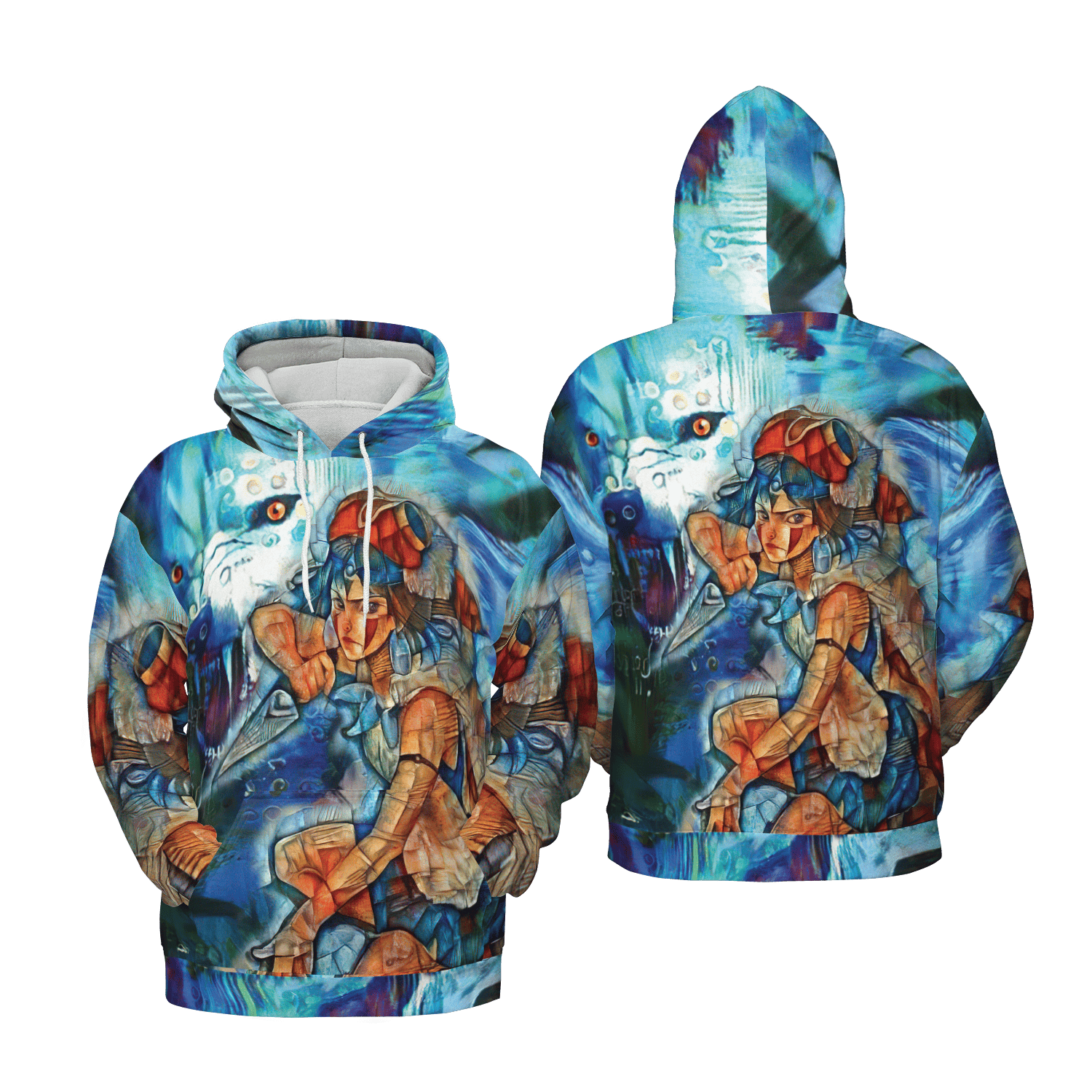 Princess Mononoke Canvas 3D Hoodie