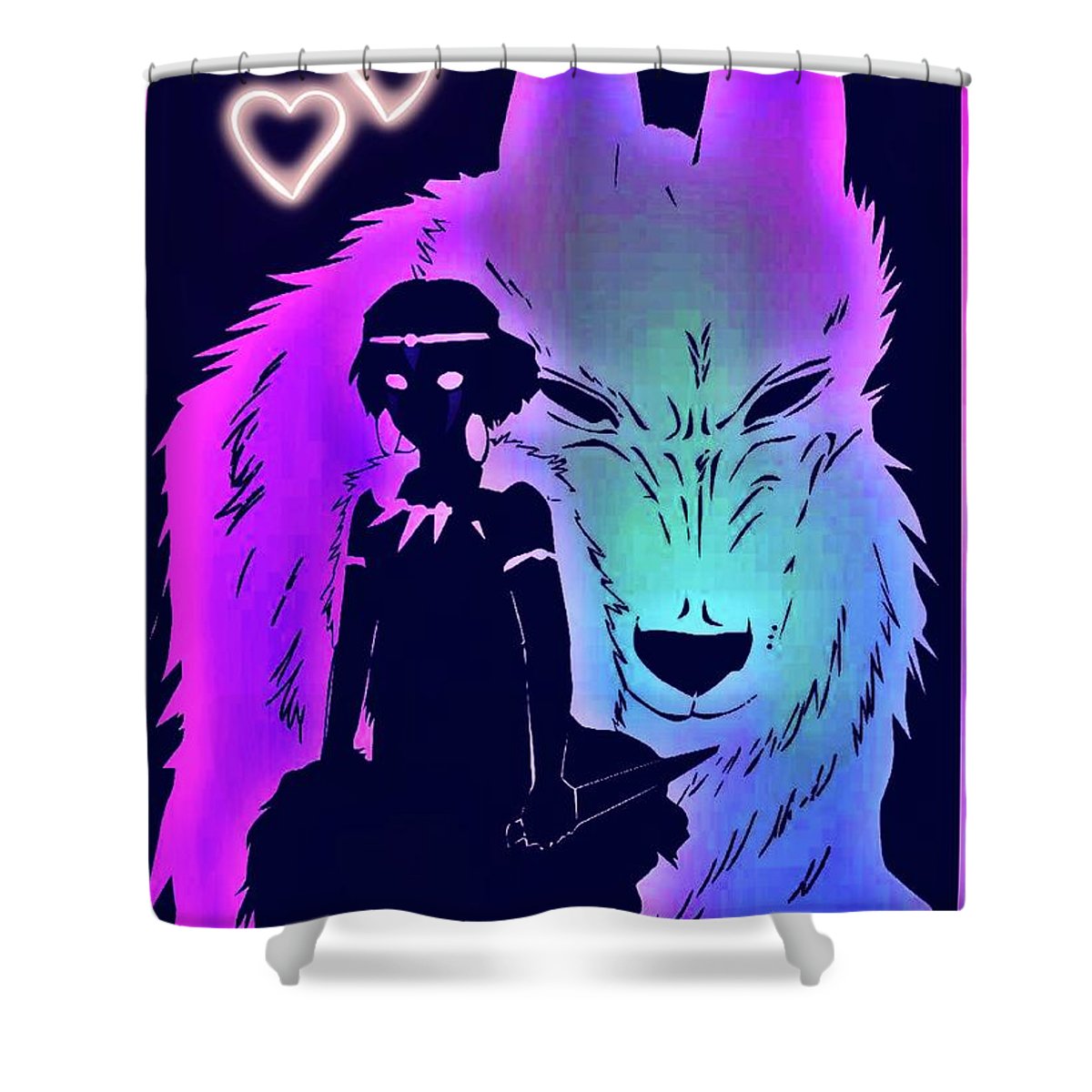 Princess Mononoke Shower Curtain