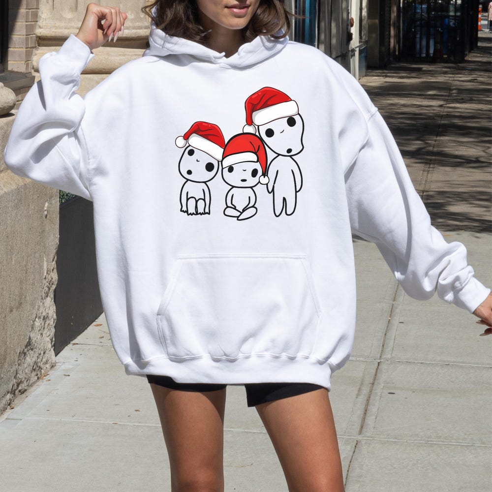 Forest Spirit Ghibli Kodama Princess Mononoke Hoodie