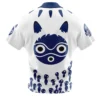 Princess Mononoke Studio Ghibli Short Sleeve Hawaiian Shirt BACK mockup - Princess Mononoke Store