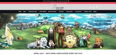 Ghibli Mall Homepage - Princess Mononoke Store